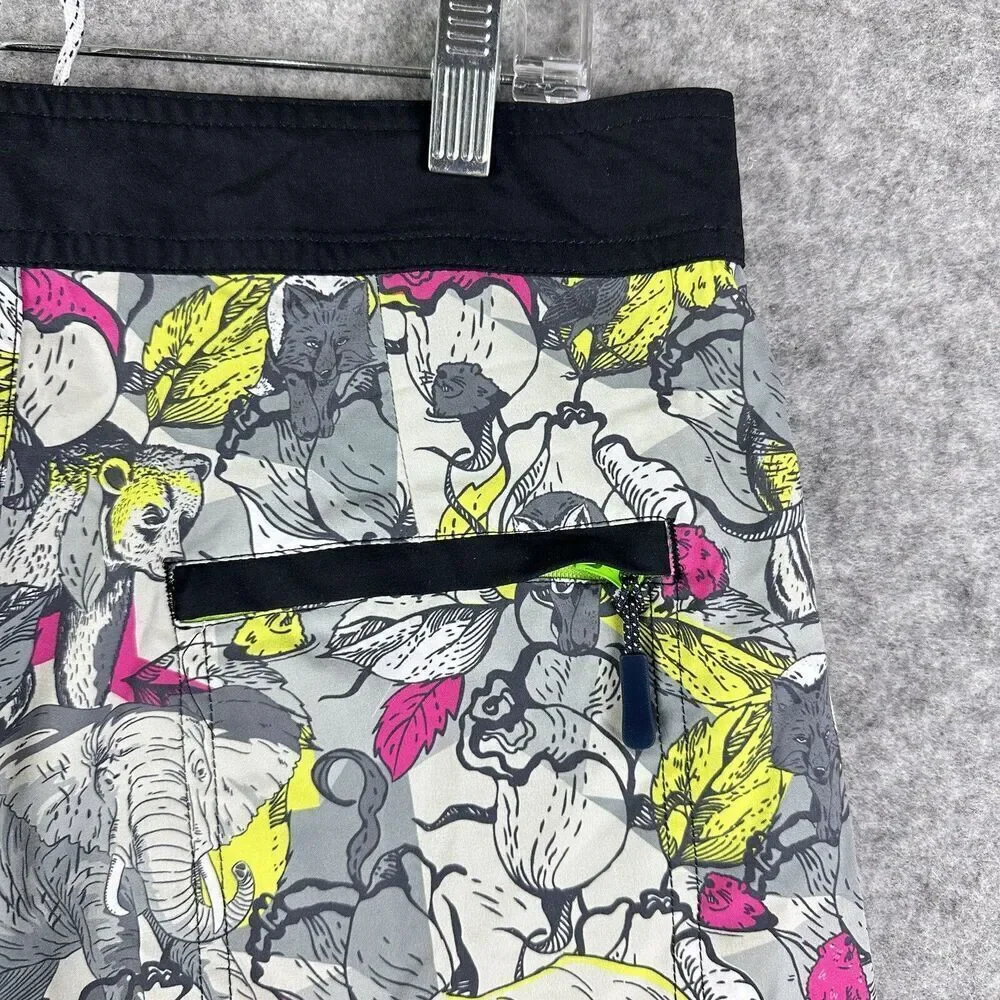 William Murray Board Shorts Mens 30 Allover Animal Print Beach Weekend Preppy